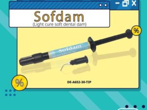 Dentamerica SofDam Light cure soft dental dam 2g