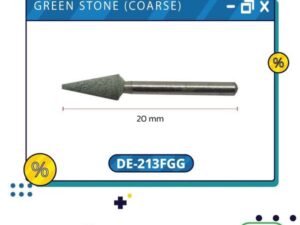 Dentamerica Green stone (coarse) finishing burs Cone กรอเร็ว 12pcs