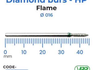 Microdont Diamond burs – HP Flame 1 pc. 016