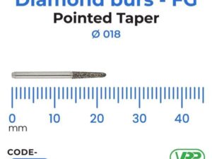 Microdont Diamond burs – FG Pointed Taper 1 pc. 018
