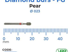 Microdont Diamond burs – FG Pear 023 1 pc.