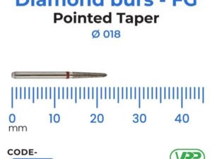Microdont Diamond burs – FG Pointed Taper 1 pc. 018