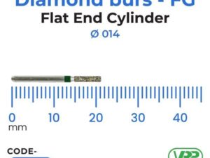 Microdont Diamond burs – FG Flat End Cylinder 1 pc. 014