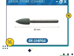 Dentamerica Green stone (coarse) finishing burs  Flame กรอเร็ว 12pcs