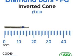 Microdont Diamond burs – FG Inverted Cone 1 pc.  010