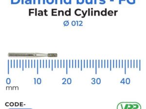 Microdont Diamond burs – FG Flat End Cylinder 1 pc. 012