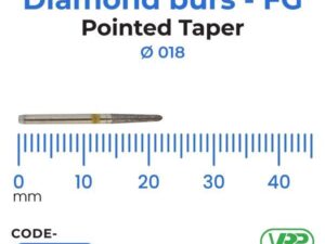 Microdont Diamond burs – FG Pointed Taper 1 pc. 018