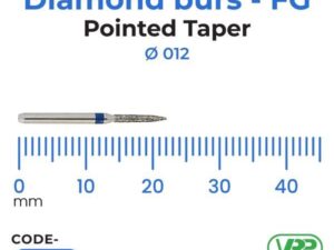 Microdont Diamond burs – FG Pointed Taper 1 pc.  012