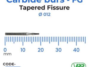 Microdont Carbide burs – FG Tapered Fissure 012