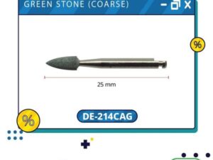 Dentamerica Green stone (coarse) finishing burs Flame กรอช้า 12pcs