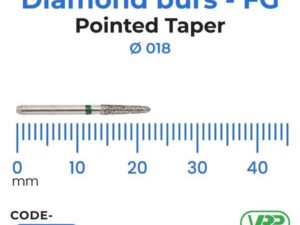 Microdont Diamond burs – FG Pointed Taper 1 pc. 018