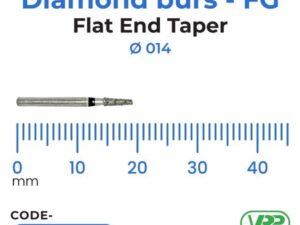 Microdont Diamond burs – FG Flat End Taper 1 pc. 014