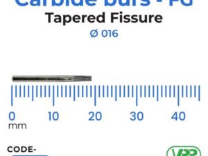 Microdont Carbide burs – FG Tapered Fissure 016
