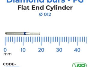 Microdont Diamond burs – FG Flat End Cylinder 1 pc. 012