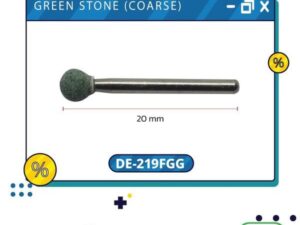 Dentamerica Green stone (coarse) finishing burs Round กรอเร็ว 12pcs