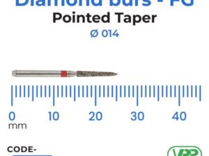 Microdont Finishing Diamonds – FG Fine Grit (yellow band) Round End Cylinder 1 pc.