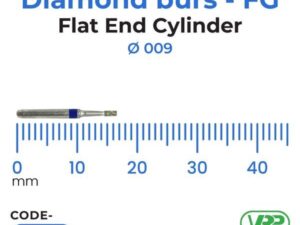 Microdont Diamond burs – FG Flat End Cylinder 1 pc. 009