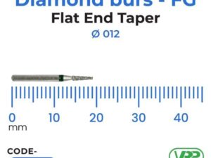 Microdont Diamond burs – FG Flat End Taper 1 pc. 012