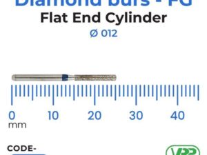 Microdont Diamond burs – FG Flat End Cylinder 1 pc. 012