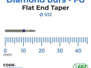 Microdont Diamond burs – FG Flat End Taper 1 pc. 012