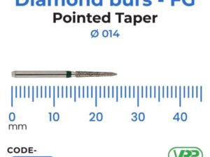 Microdont Diamond burs – FG Pointed Taper 1 pc. 014
