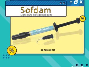 SofDam Light cure soft dental dam 2g DE-A652-30+T