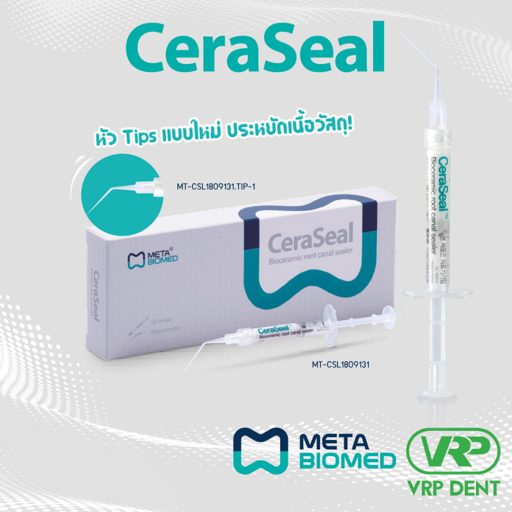 CeraSeal 2g with 10 tips Bioceramic sealer MT-CERASEAL