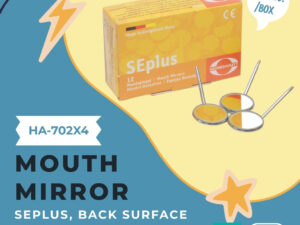 Mouth mirror back surface กระจกส่องปาก 1 กล่อง 12 ชิ้น HA-SEPLUS