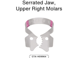 HySolate Dental Dam Clamps Fiesta WINGED, Matte, Color Coded #13A CTA-H09964