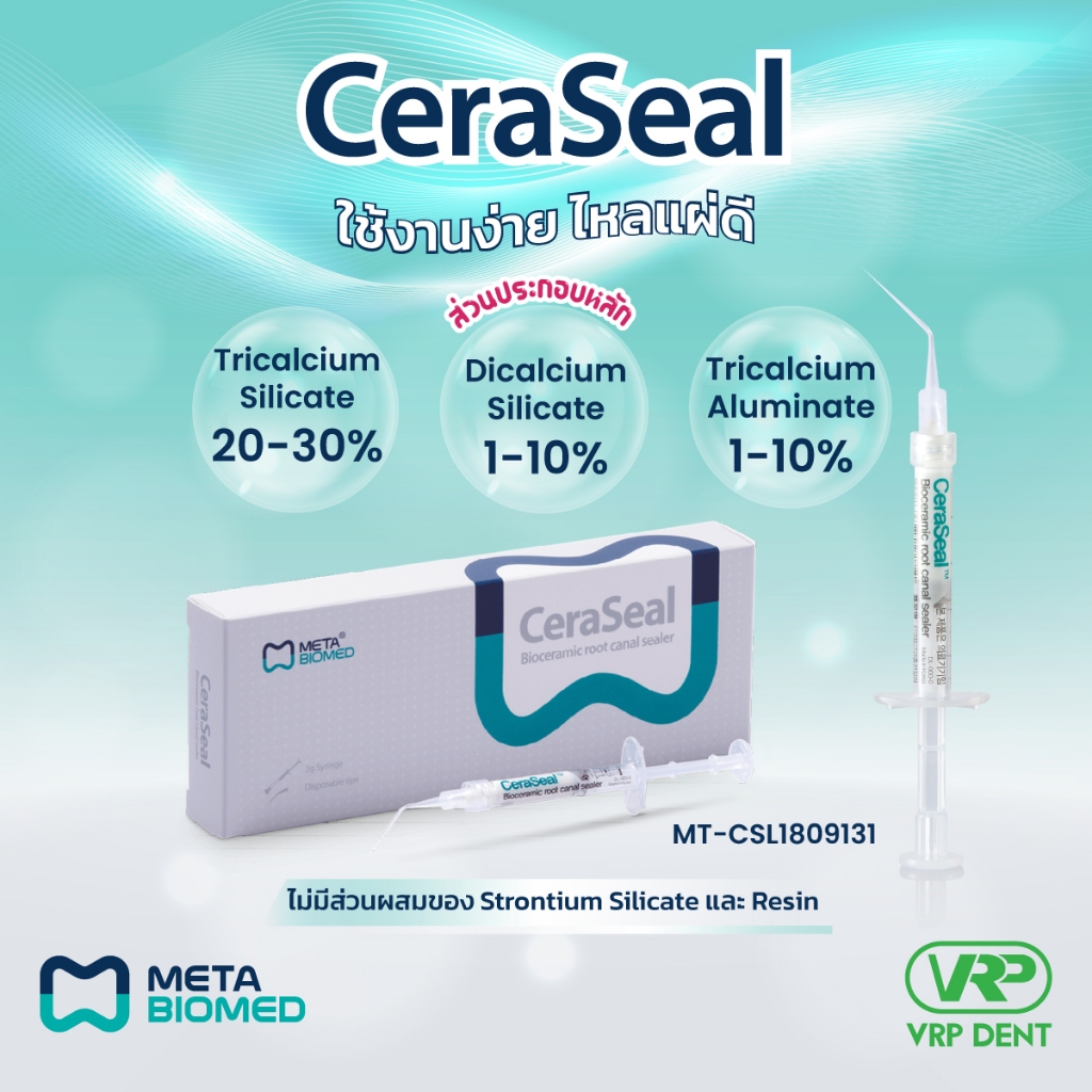 CeraSeal 2g with 10 tips Bioceramic sealer MT-CERASEAL - Image 2