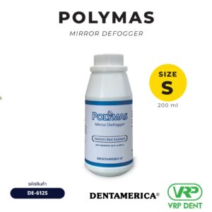 Polymas Mirror Defogger น้ำยาไล่ฝ้ากระจก Size S DE-612S