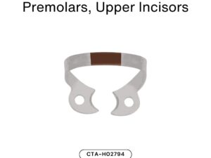 HySolate Dental Dam Clamps Fiesta WINGLESS, Matte, Color Coded #W2 CTA-H02794