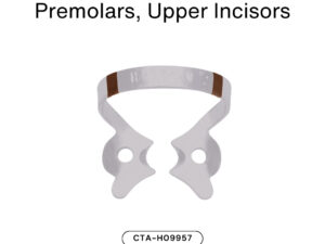 HySolate Dental Dam Clamps Fiesta WINGED, Matte, Color Coded #2 CTA-H09957