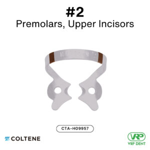 HySolate Dental Dam Clamps Fiesta WINGED, Matte, Color Coded #2 CTA-H09957
