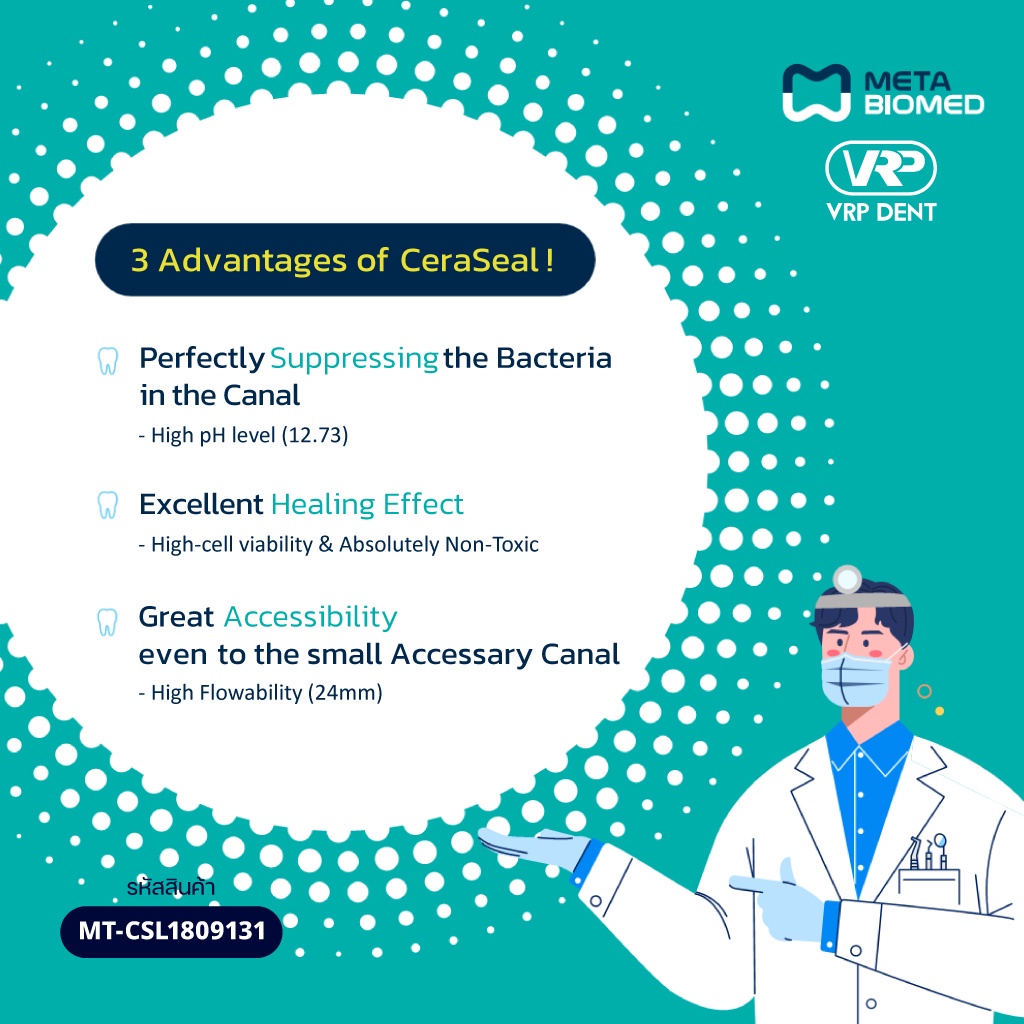 CeraSeal 2g with 10 tips Bioceramic sealer MT-CERASEAL - Image 3