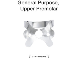 Hysolate Dental Dam Clamps WINGED Gloss Finish #1 CTA-H02703
