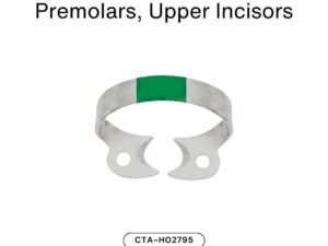 HySolate Dental Dam Clamps Fiesta WINGLESS, Matte, Color Coded #W2A CTA-H02795