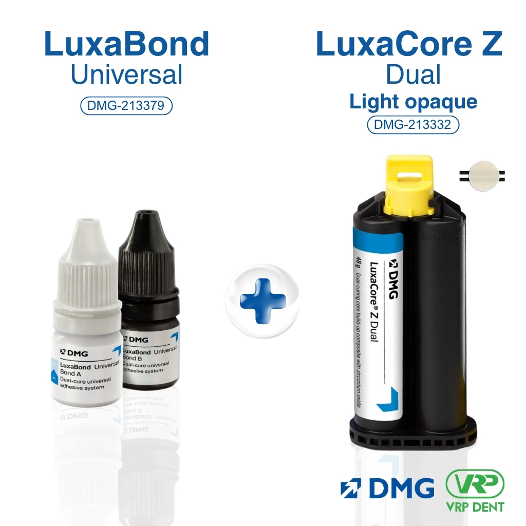 LuxaBond Universal + LuxaCore Z Dual Light Opaque DMG-213379+DMG-213332
