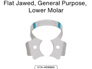 HySolate Dental Dam Clamps Fiesta WINGED, Matte, Color Coded #7 CTA-H09960