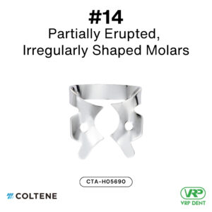 Hysolate Dental Dam Clamps WINGED Gloss Finish #14 CTA-H05690