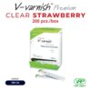 V-varnish premium VRC-02 Strawberry ฟลูออไรด์วานิช 1 กล่อง 200 ชิ้น