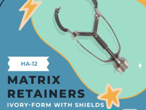 Matrix retainers Ivory-form with/without shields ก้ามปู HA-12