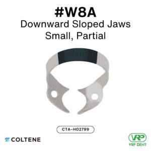 HySolate Dental Dam Clamps Fiesta WINGLESS, Matte, Color Coded #W8A CTA-H02799
