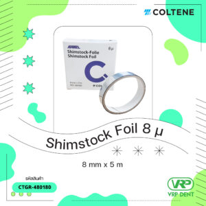 HANEL Shimstock Foil ฟอยล์เช็คการสบฟัน 8 micron CTGH-480180