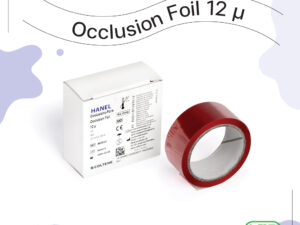 HANEL Occlu Foil ฟอล์ยเช็คการสบฟันสีแดงด้านเดียว CTGH-480022