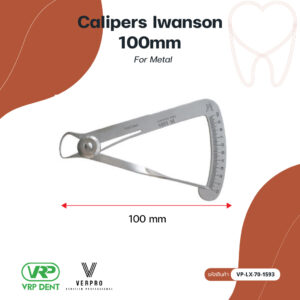 Calipers Iwanson 100mm คาลิปเปอร์ อุปกรณ์วัดความหนา VP-LX-70-1593