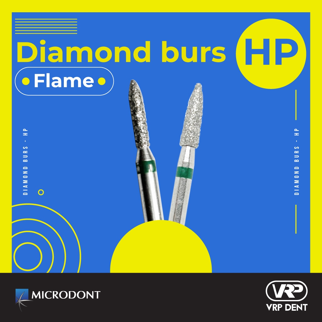 Diamond burs - HP Flame 1 pc. MI-PM740G - Image 2
