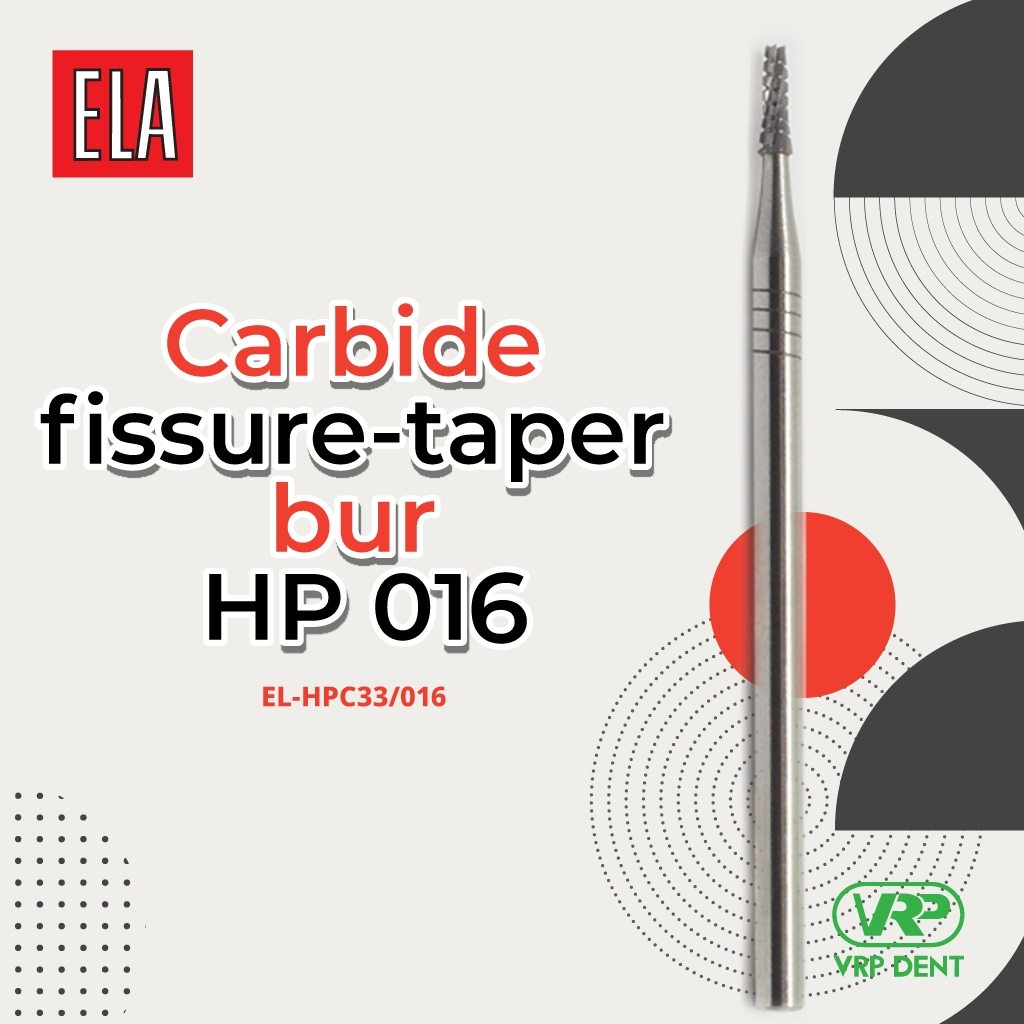 Carbide fissure taper bur HP 1 pc. EL-HPC33/016 - Image 3