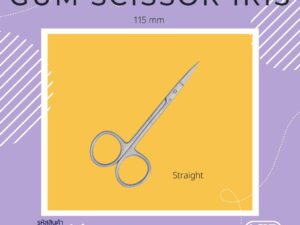Gum Scissor Iris Straight 115 mm MD-3511