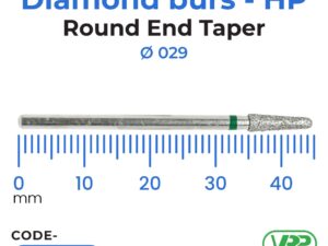 Diamond burs – HP Round End Taper 029 1 pc. MI-PM720G
